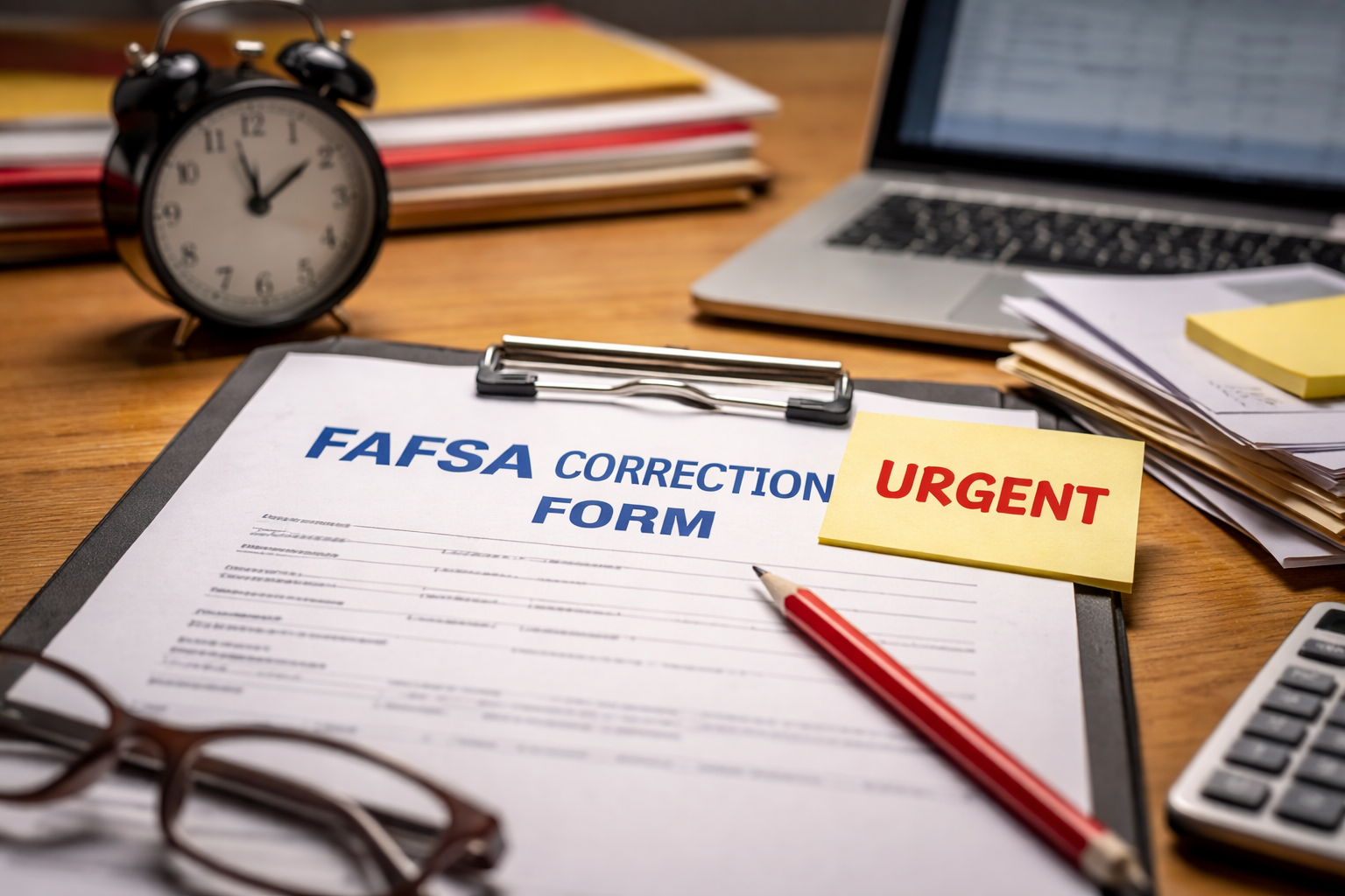 FAFSA correction processing time