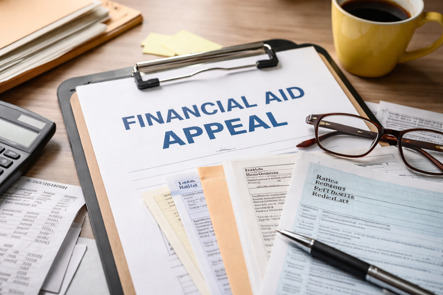 financial aid appeal documentation checklist