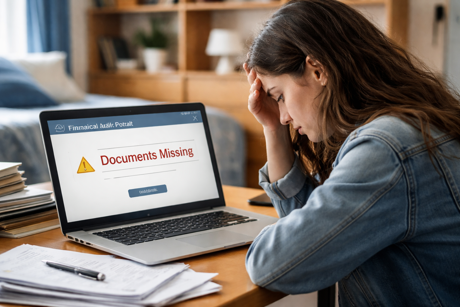 financial aid verification documents missing