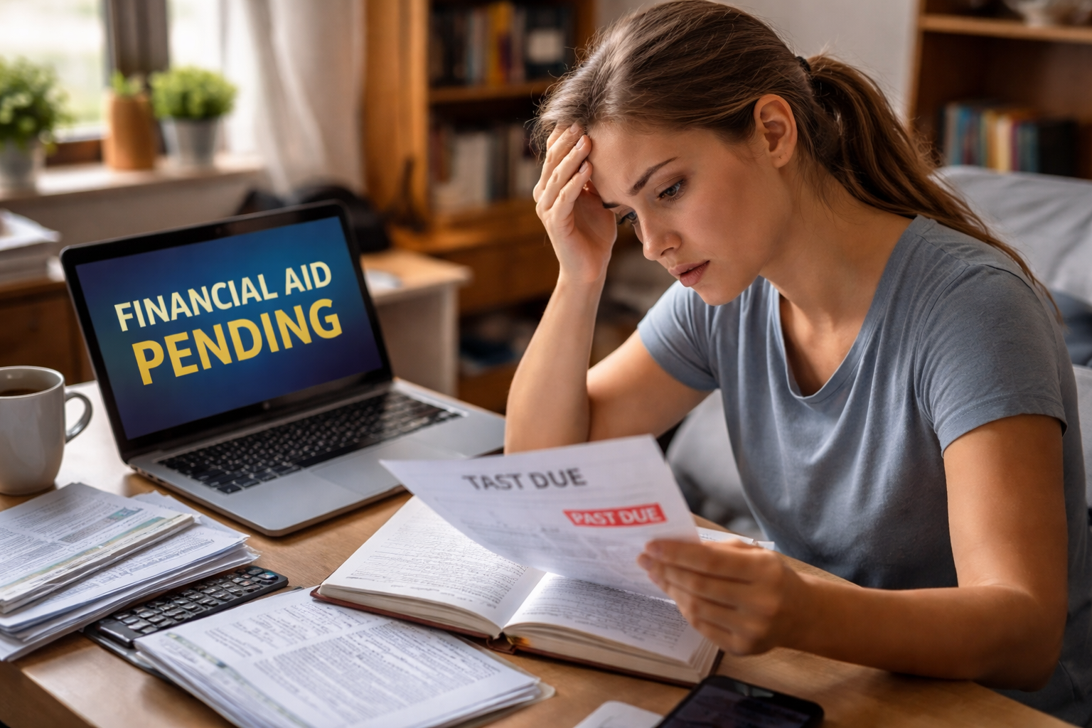 financial aid pending but tuition due