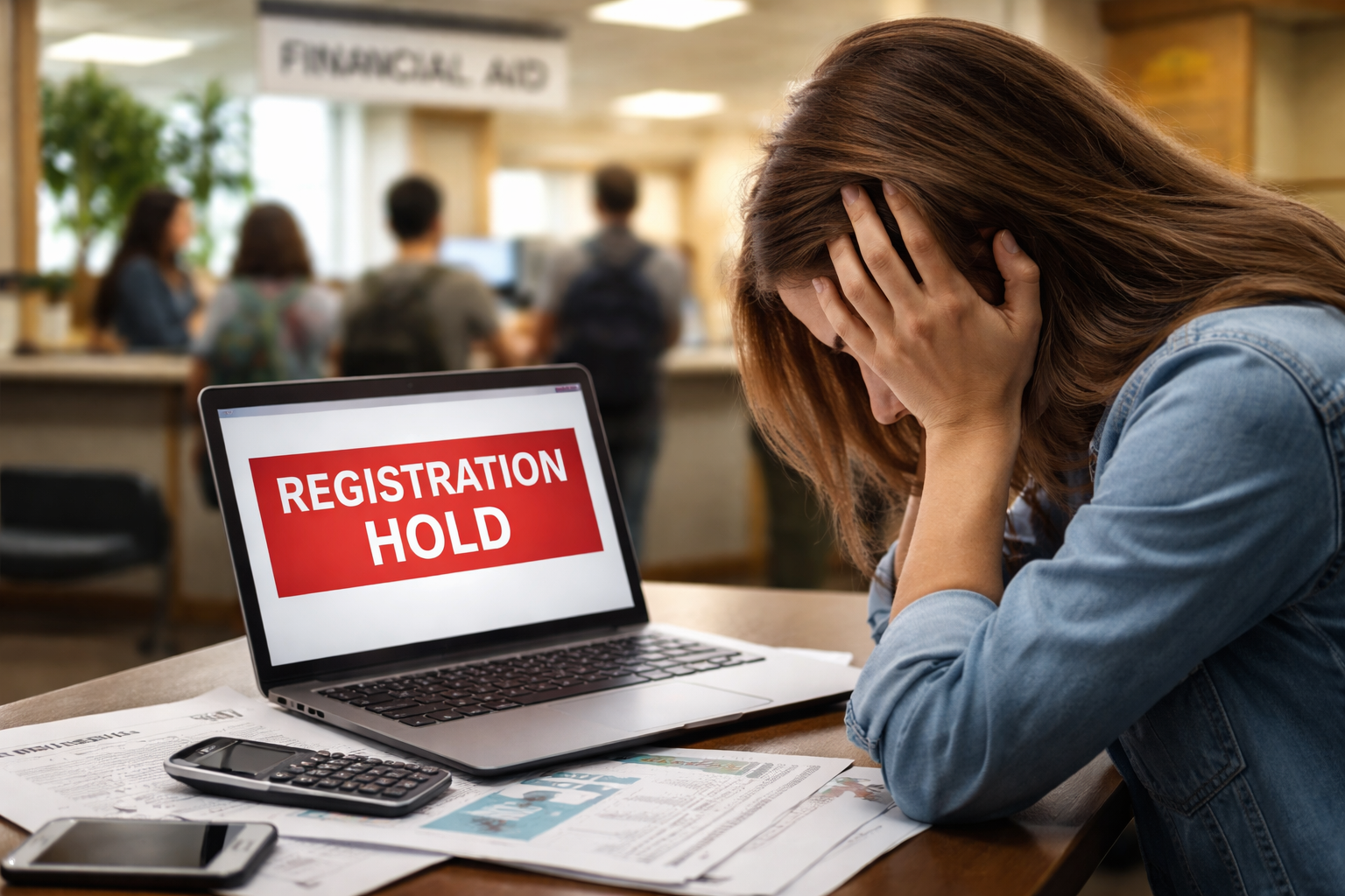 financial aid pending registration hold