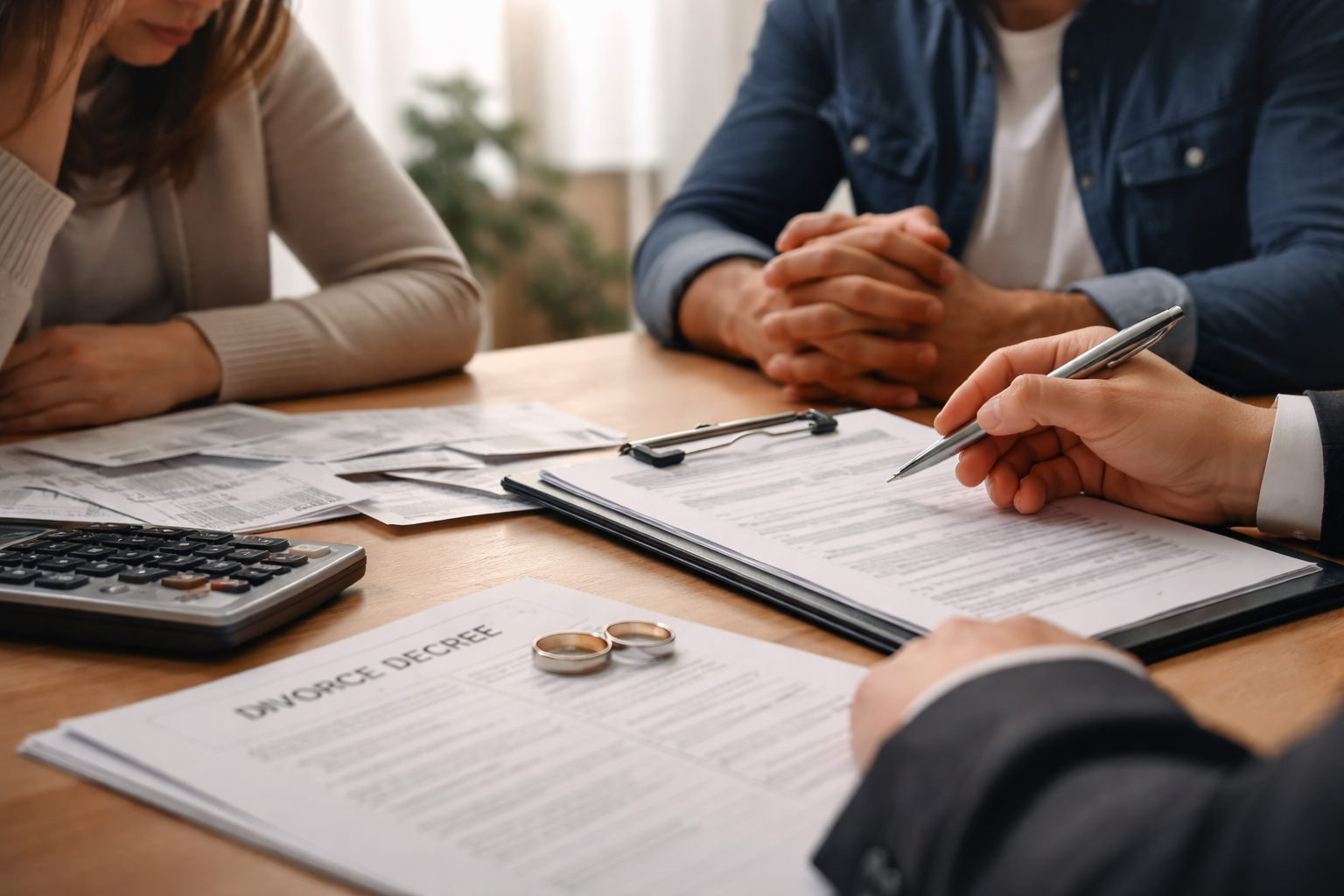 Financial aid divorce separation appeal