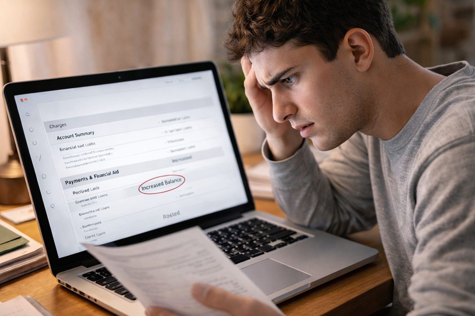 Tuition Balance Increased After Financial Aid Posted