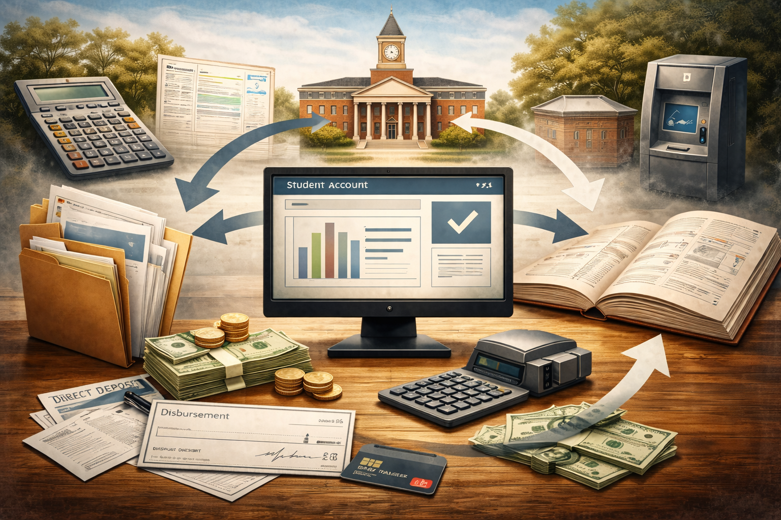 How University Student Account Ledgers Apply Financial Aid to Tuition Charges