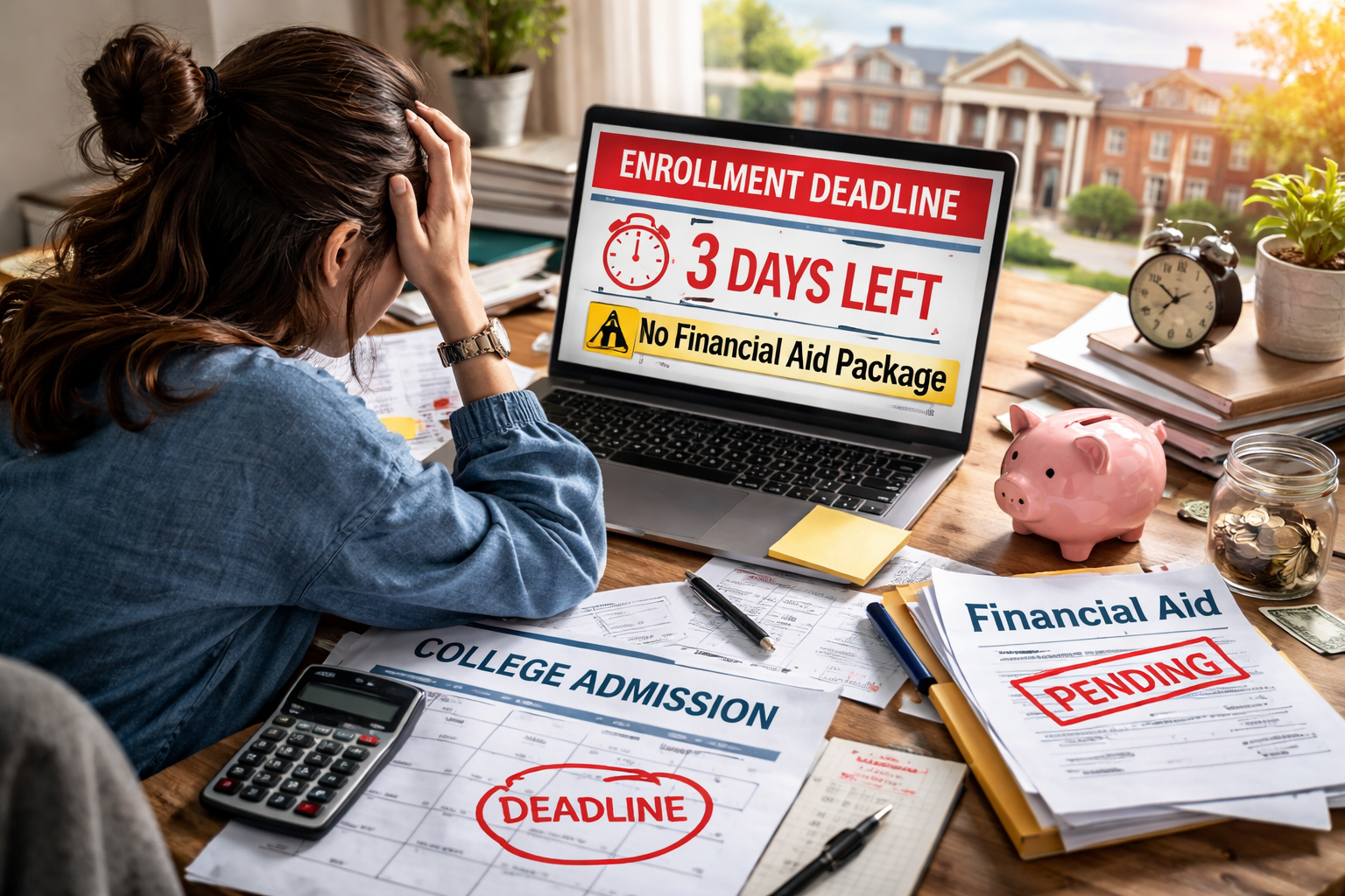 Enrollment Deadline Approaching but No Financial Aid Package Received
