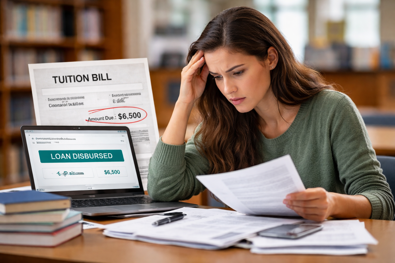 Student Loan Disbursement Shows Paid But School Did Not Receive It