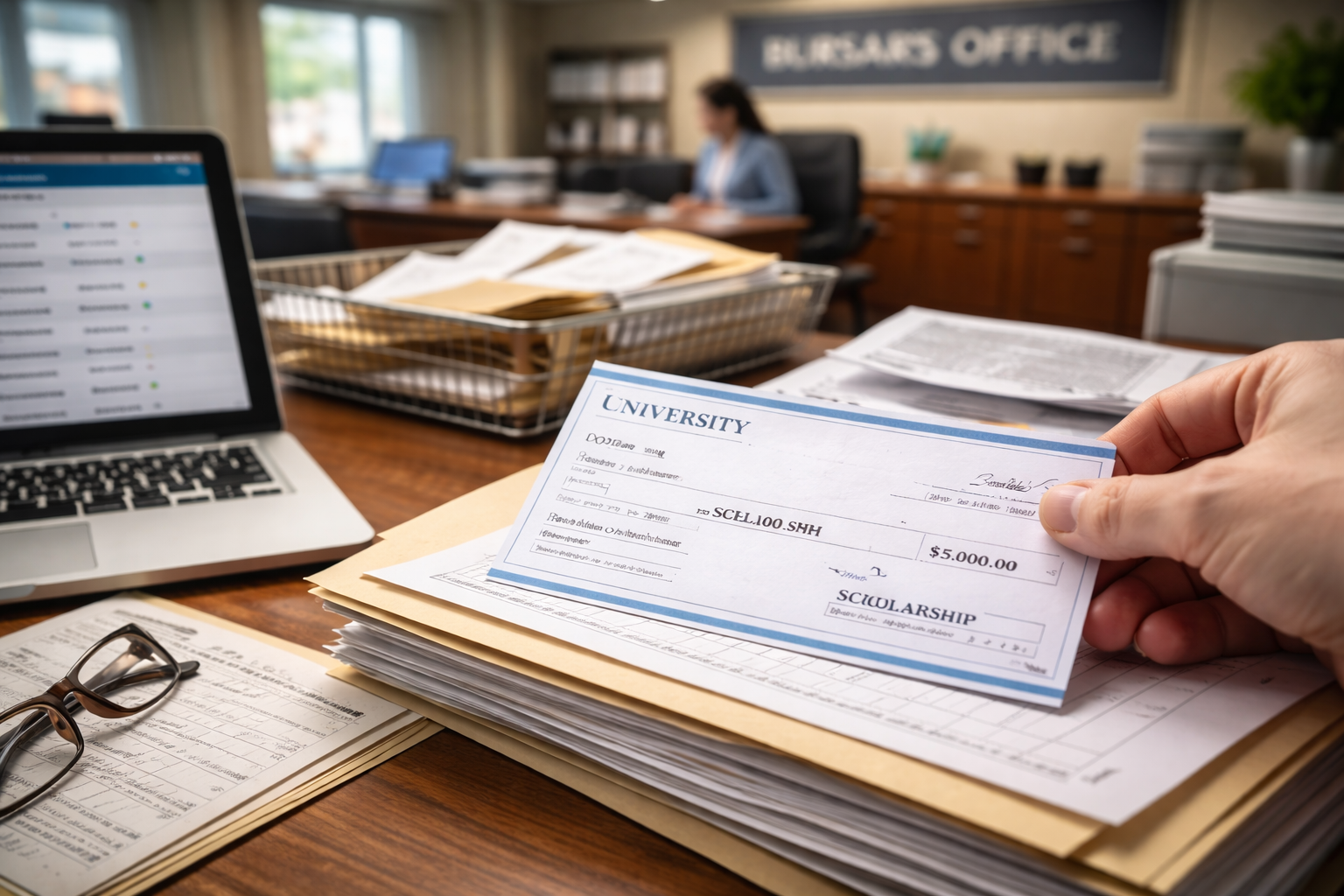 Scholarship Check Sent to College But Not Posted to Student Account